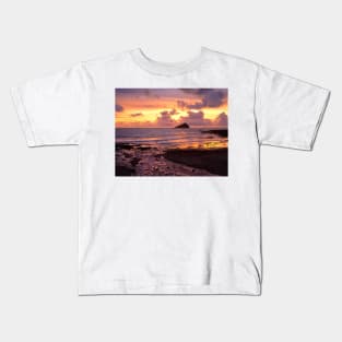 Great Mew Stone Sunset Kids T-Shirt